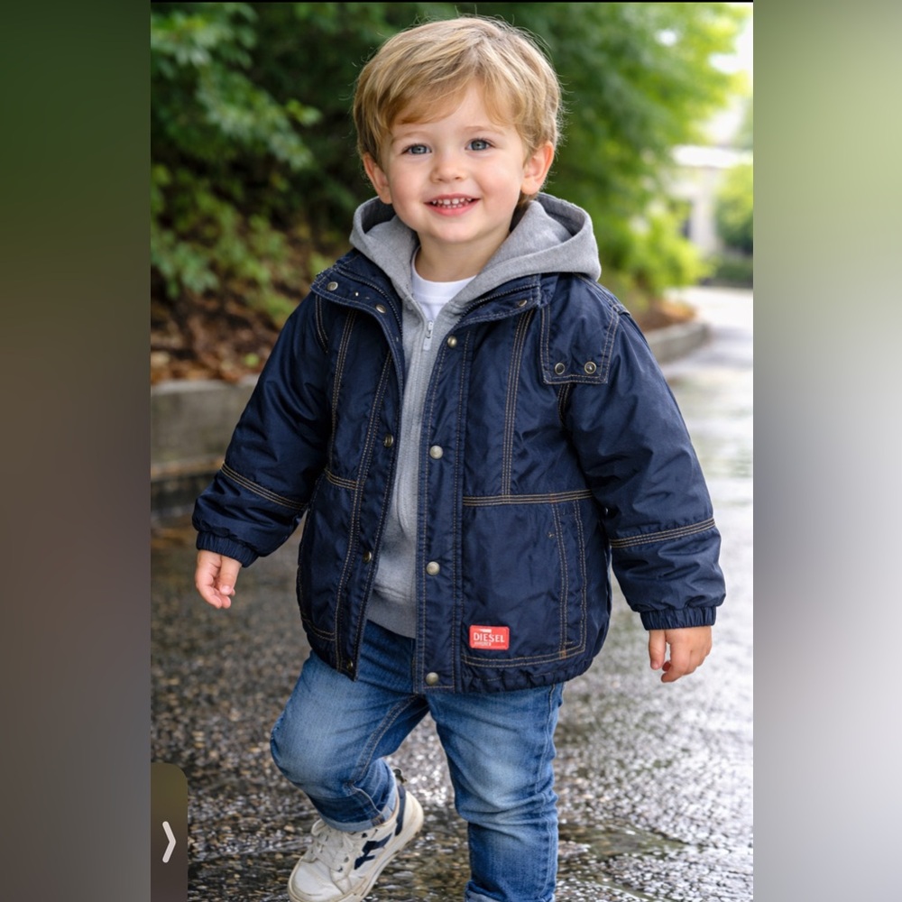 DIEZEL Boys’ rain jacket/wind breaker
